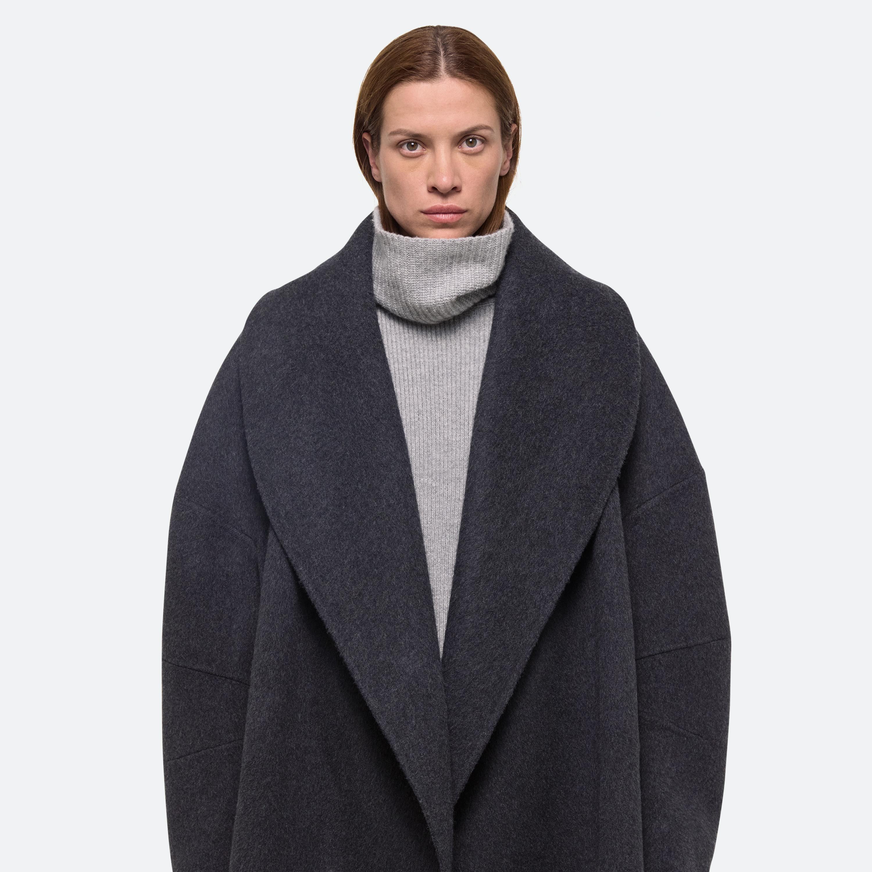 Helmut lang grey coat best sale