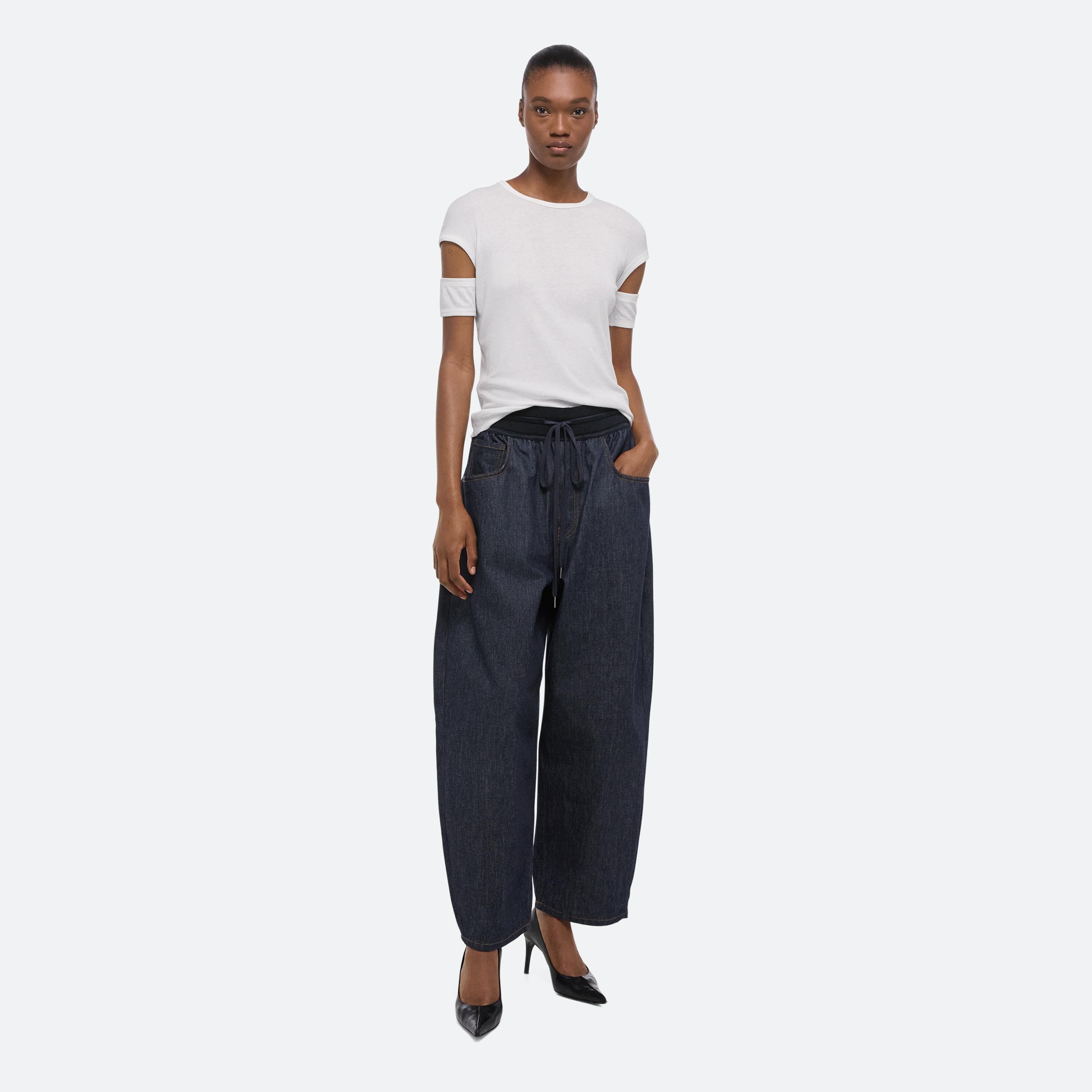 Helmut Lang Cocoon Pull-On Jeans | HELMUTLANG.COM