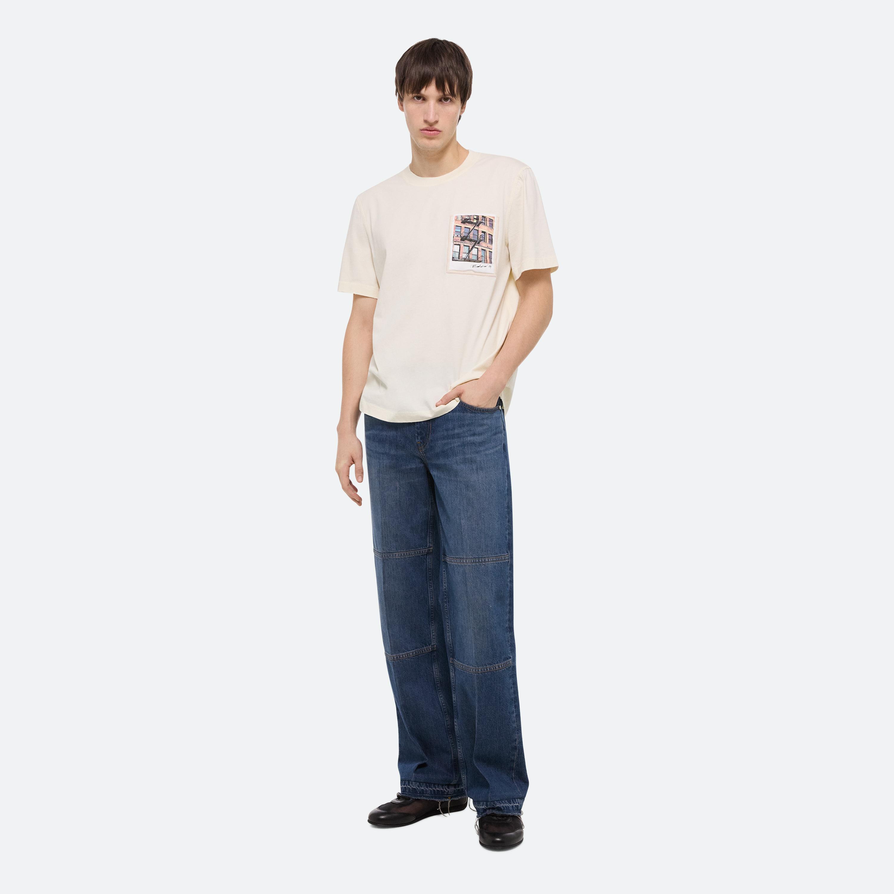 Helmut Lang Postcard Tee: Building | HELMUTLANG.COM