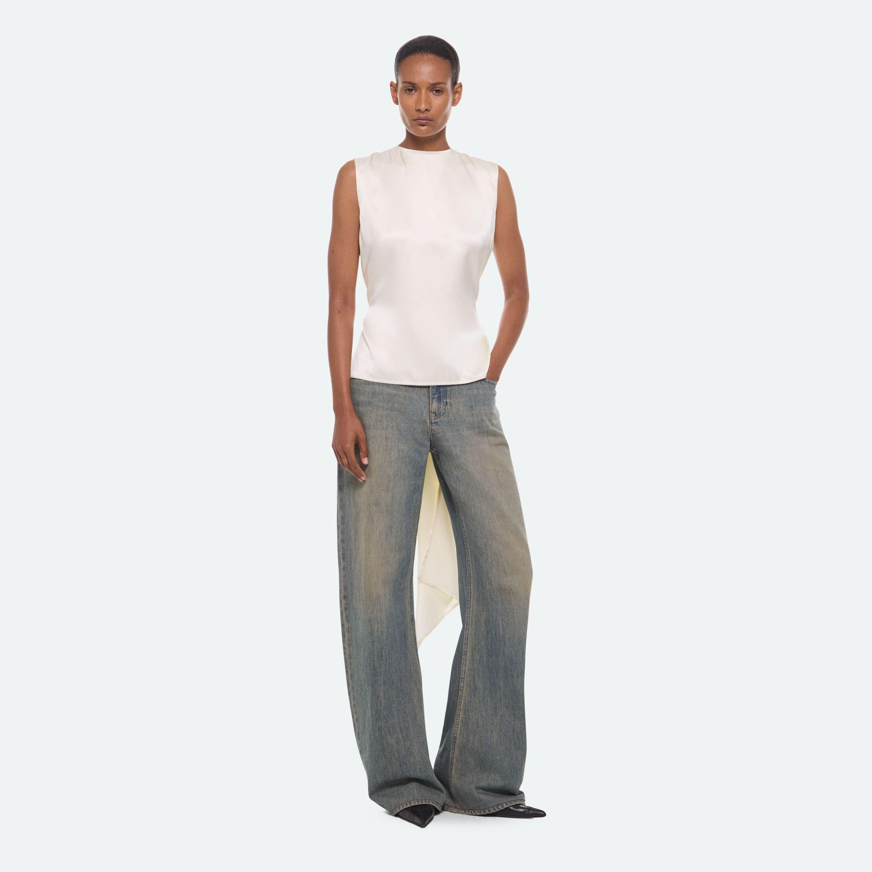 Helmut Lang Draped Scarf Top | HELMUTLANG.COM