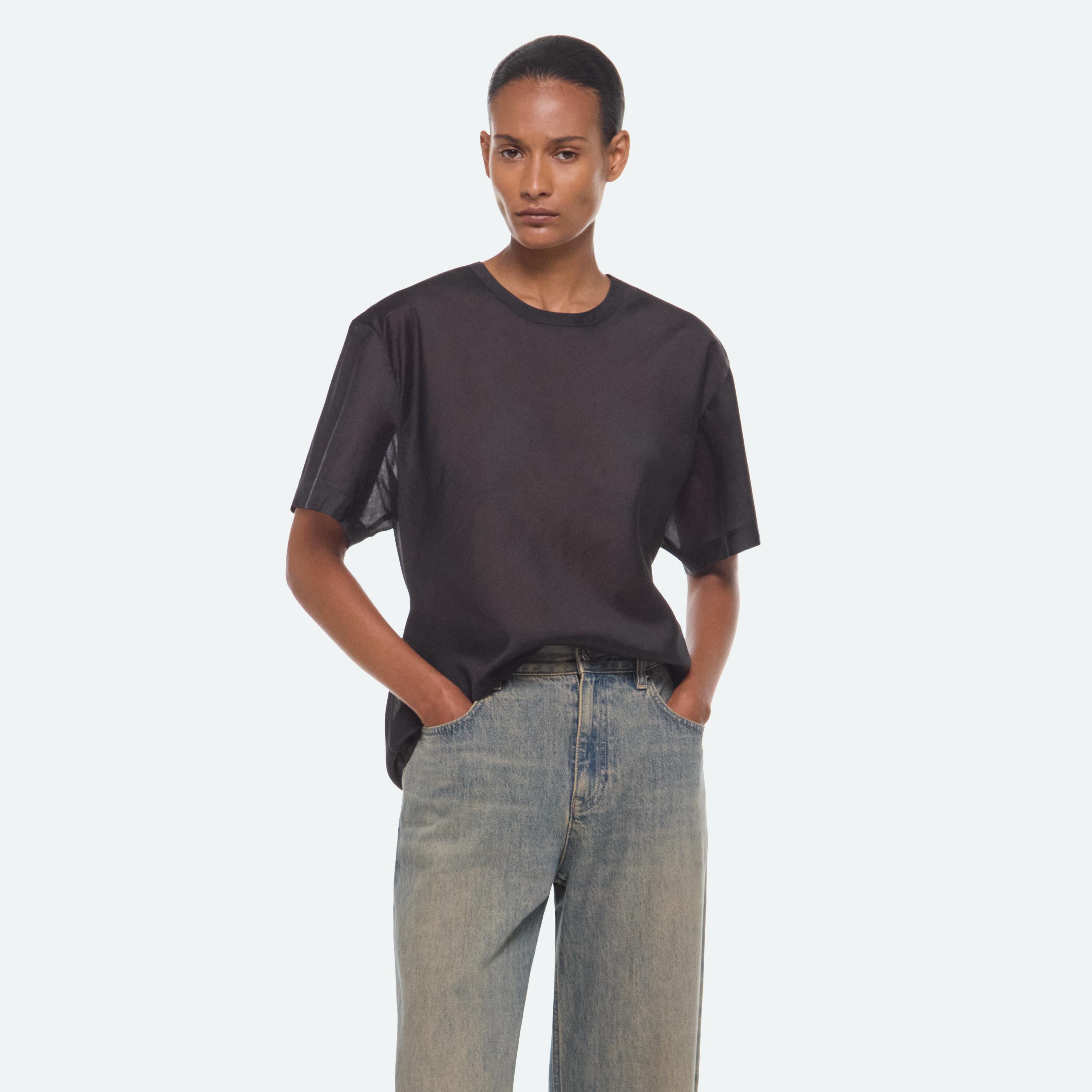 Helmut Lang Sheer Relaxed Tee | HELMUTLANG.COM