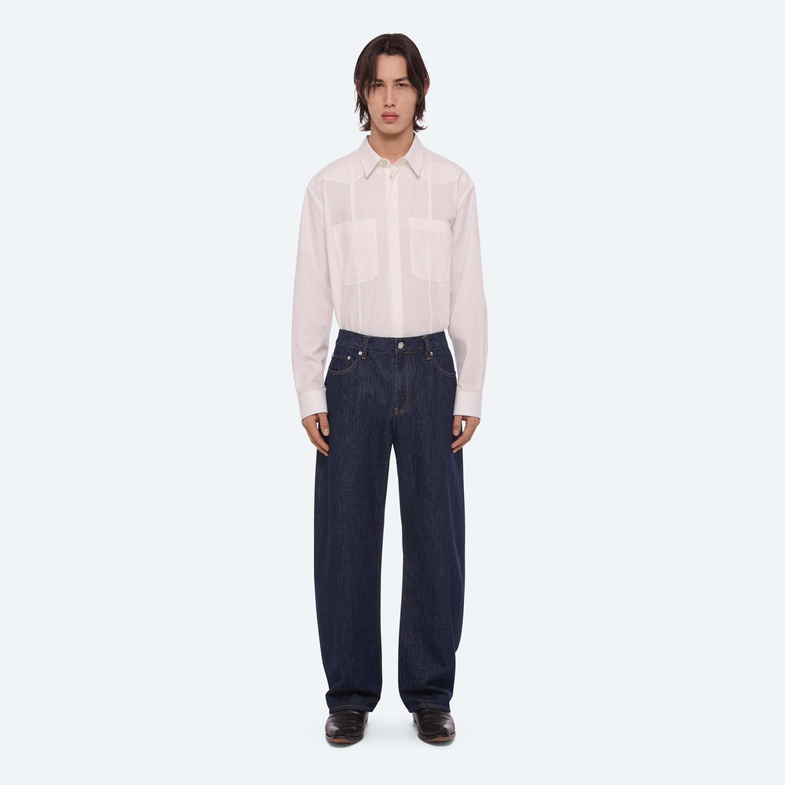 Saddle Jeans in Organic Cotton Denim | Jeans | HELMUT LANG