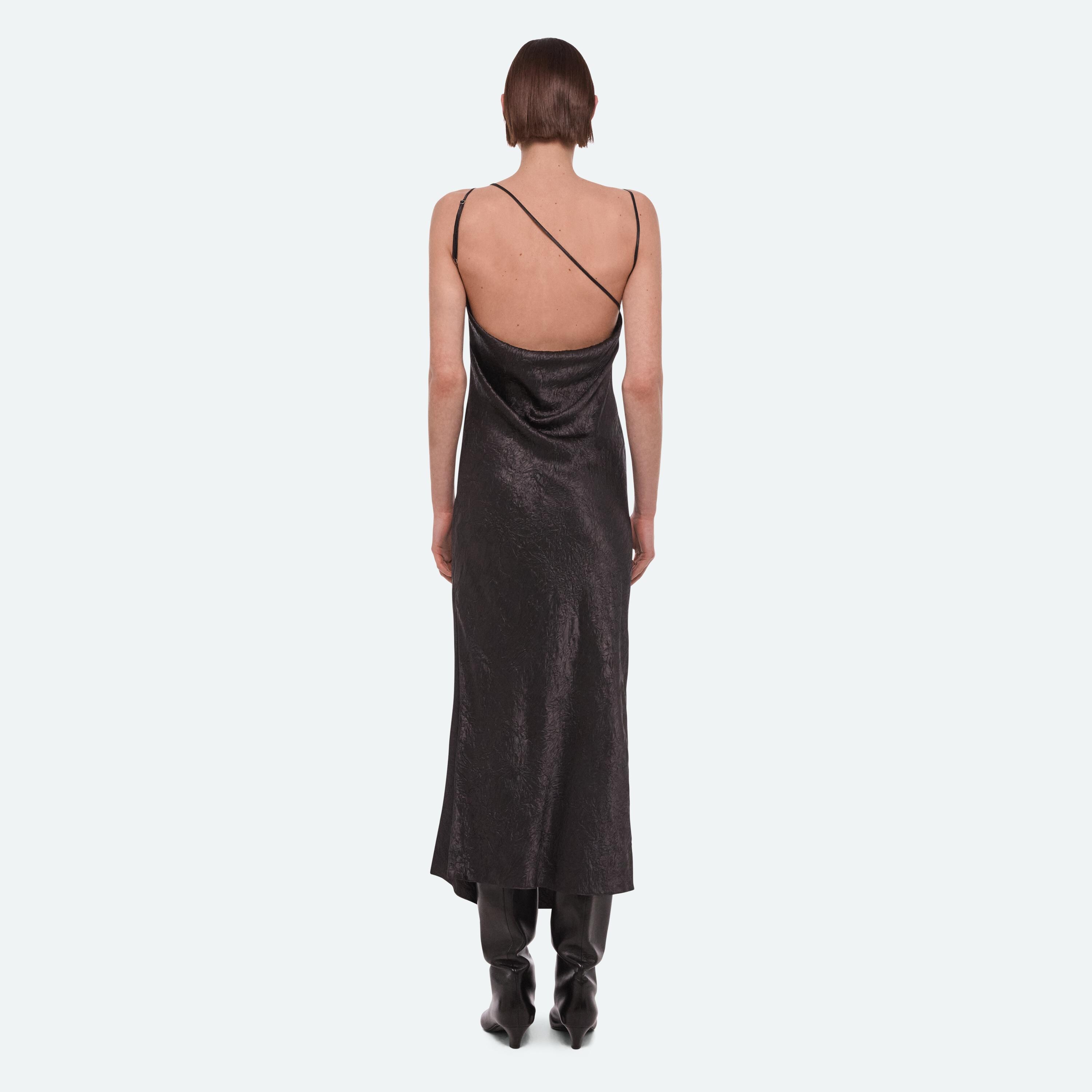 Crinkle Slip Dress in Crinkled Acetate | Slip Dress | HELMUT LANG
