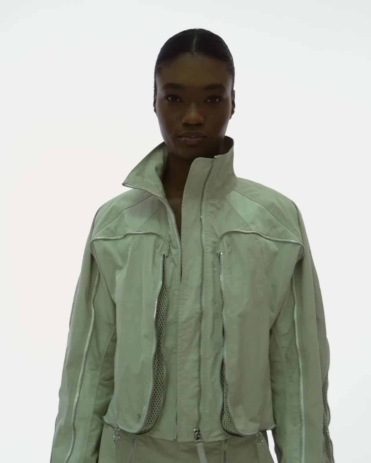 Helmut Lang Zip Mesh Jacket Bomber