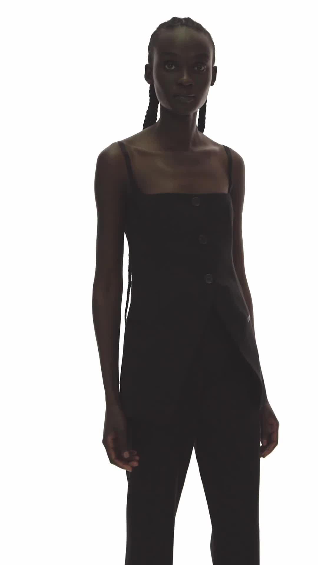 helmut lang blazer top