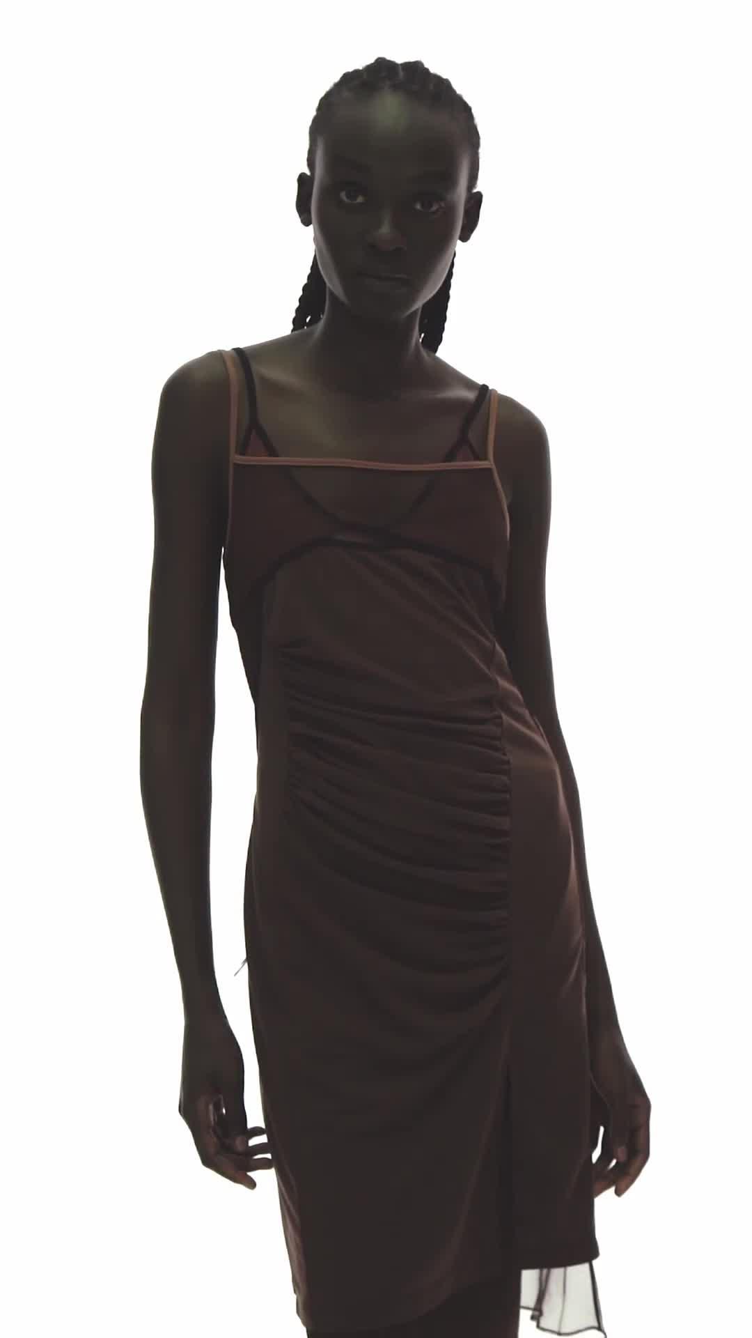 FETICO】LAYERED TANK DRESS | www.ishela.com.br