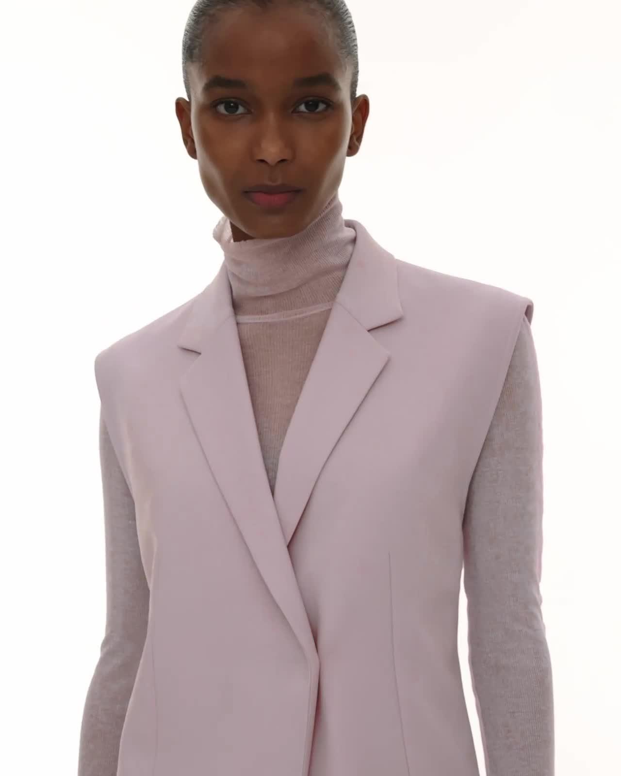 Helmut Lang Belted Blazer Vest | WWW.HELMUTLANG.COM