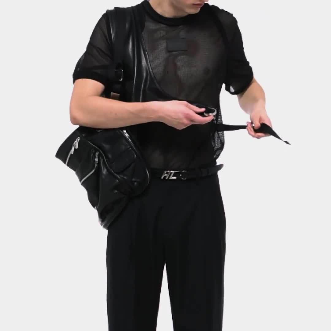 HELMUT LANG ミリタリーショルダーバッグ HELMUT LANG ミリタリーショルダーバッグ HELMUT LANG ミリタリー